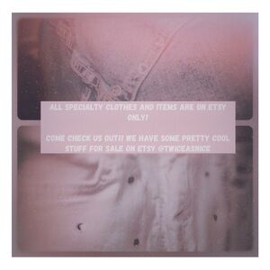 We have CUSTOM products available on Etsy!!